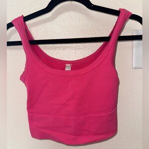 Pink tank top
